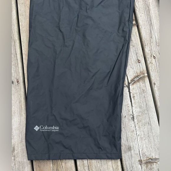 Columbia Black Men's PVC Lined Rain Pants Size 4XLT - Picture 2 of 8